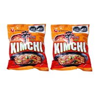 Pack 2u Fideos Instantaneos Para Sopa Sabor Kimchi 120gr Nongshim