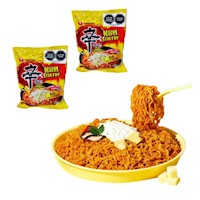 Pack 2u Fideos Ramen Shin Ramyun Sabor Picante Con Queso 136gr