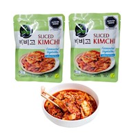 Pack 2u Kimchi Coreano Vegano en Trozos 150g Bibigo