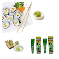 Pack 2u Pasta De Aji Wasabi En Tubo 43gr Yumart