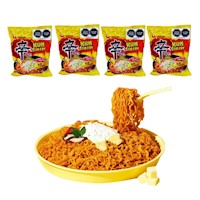 Pack 4u Fideos Ramen Shin Ramyun Sabor Picante Con Queso 136gr