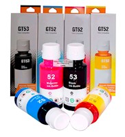 Pack de Tinta Compatible GT53 Negro y GT52 Colores para Hp