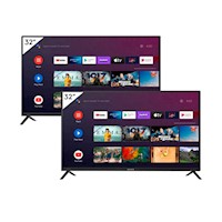 PACK x 2 TV AIWA 32" HD SMART ANDROID