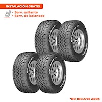 Pack de 4 Llantas Para Camioneta GENERAL TIRE GRABBER A/TX LT245/75R16 120/116R