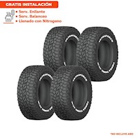 Pack de 4 Llantas LT255/55R19 ULTRAFORCE TERRA TAMER AT-X 115/112S