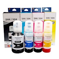 Pack de Tinta Compatible T504 x 4 Colores L4160 L4260 L6270