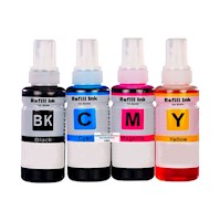 Pack de Tinta Compatible los 4 colores para Impresora L395 L475 L495 L1455