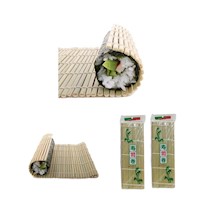 Pack Esterillas De Bambu Grueso 2pza Bamboo Sushi Mat