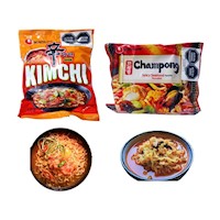 Pack Fideos Ramen Shin Nong Shim 2u Kimchi y Mariscos