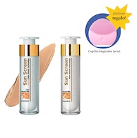 Pack x2 Frezyderm Fotoprotector Sun Screen SPF50 50ml Con Color y Sin Color Mas Regalo