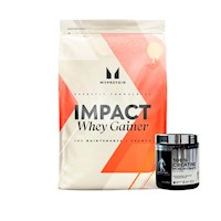 Pack Impact Whey Gainer 2.5 kg Vainilla + Creatina 300gr Kevin Levrone