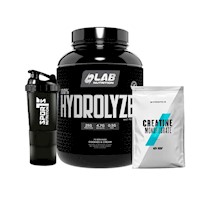 Pack 100% HYDROLYZED Cookies and Cream 5LB+ Creatina 1kg Myprotein +SmartShaker
