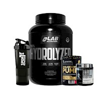 Pack HYDROLYZED CookiesandCream 5lb+1Creatina 300gr+1Shaaboom 44serv+SmartShaker