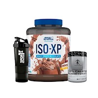 Pack ISO-XP 1.8kg Choco Peanut + Creatina 500gr + SmartShaker