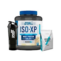 Pack ISO-XP 1.8kg Vainilla + Creatina 250gr MyProtein + SmartShaker