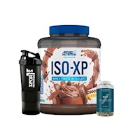 Pack ISO-XP 1.8kg Choco Peanut+ CLA MyProtein 60 caps + SmartShaker
