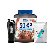 Pack ISO-XP 1.8kg Choco Peanut + Creatina 1kg MyProtein + SmartShaker