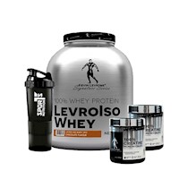 Pack Kevin Levrone Levroiso Whey 2kg Chocolate+2 Creatina 300gr+Smart Shaker