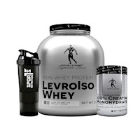 Pack Kevin Levrone Levroiso Whey 2kg+Creatina 300gr+Smart Shaker