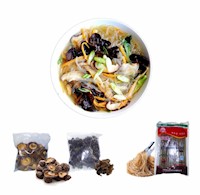 Pack Mixed Oriental Hongo Wen Yi Hongo Shitake Fideo de Camote 3pza