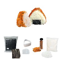 Pack Onigiri Shichimi 4u Molde. Togarashi. Arroz. Alga Nori