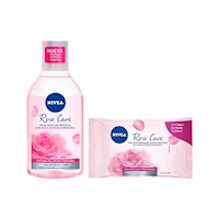 Pack Nivea Roses Limpieza: Agua Micelar+ Toallitas Desmaquilladoras