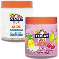 Pack Slime Elmers Gue Transparente + Frutal Crunchy
