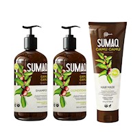 Pack Shampoo + Acondicionador + Mascara Capilar Camu Camu Sumaq