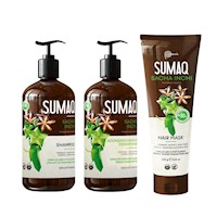 Pack Shampoo + Acondicionador + Mascara Capilar Sacha Inchi Sumaq