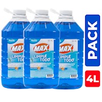 Pack Limpiatodo Antibacterial Brisa Marina Max de Daryza 4000 ml