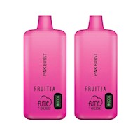 Pack X2 FUME FRUITIA Pink Bruzt 8000