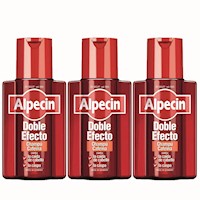 Shampoo Alpecin Doble efecto - 200 ml x3 Unidades
