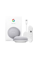 Parlante Inteligente Google Nest Mini+Convertidor Chromecast 4G + control remoto