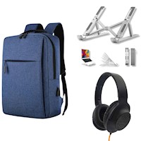 Soporte OEM de Laptop + Mochila + Audífono