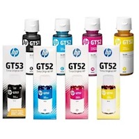 COMBO DE BOTELLA DE TINTA GT52/GT53 NEGRO,CIAN,MAGENTA,AMARILLO