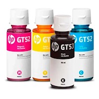 TINTA HP GT53/GT52 NEGRO,AMARILLO,CIAN,MAGENTA