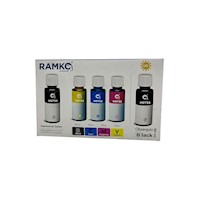 Pack de tinta compatible ramko gt52/gt53 + 1 tinta bk de obsequio