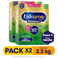 Enfagrow® Preescolar 1.1kg x 2 Unidades - 2.2 Kg