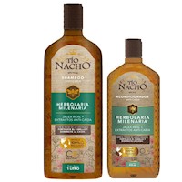 Tio Nacho Shampoo 1L + Acondicionador Herbolaría Anticaída 415 ml