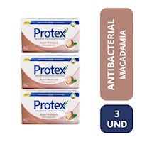 Pack x 3 Jabón Protex Limpieza Macadamia 110 G