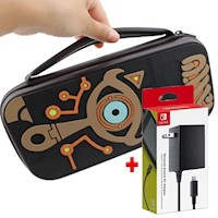 Pack Estuche para Nintendo Switch Zelda + Cargador original