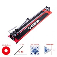 Cortadora de Cerámicas Mayólica Porcelanato Industrial Rankor RTC60001 Máx 600mm