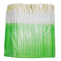 Palillos Japones Bambu Descartable Puntos Verde 100par