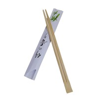 Palillos Japones Bambu Descartable Individual 1par