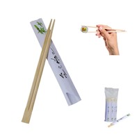 Palillos Japones Bambu Descartable Letras Pack 50par