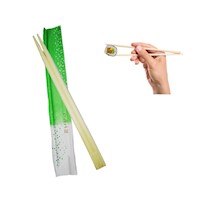 Palillos Japones Bambu Descartable Puntos 1par