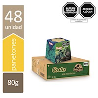 PANETON MINI JURASSIC 80GR X48 UNIDADES