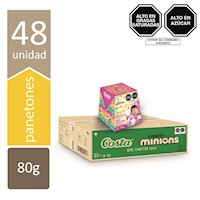 PANETON MINI MINIONS 80GR x48 UNIDADES