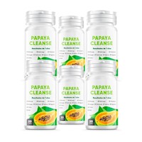 Papaya Cleanse Pack 6 Frascos Suplemento Natural