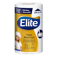 Papel Toalla Elite Triple Absorción 1 un